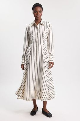 Karen Millen Karen Millen Stripe Midi Dress