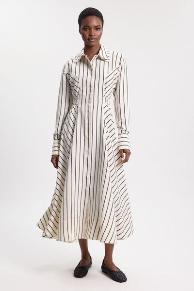 Karen Millen Karen Millen Stripe Midi Dress