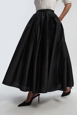 Karen Millen Karen Millen Taffeta Woven Maxi Skirt