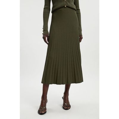 Karen Millen Karen Millen Textured Knit Full Midi Skirt