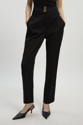Karen Millen Karen Millen Textured Stretch Straight Leg Trouser
