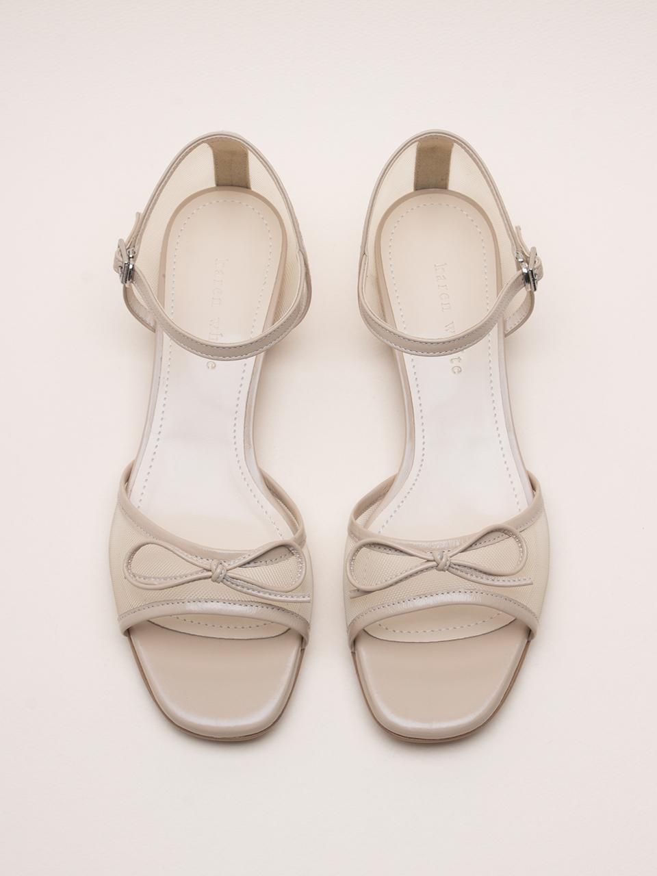 karen white Breeze 2cm Flat Sandals (kw2865)