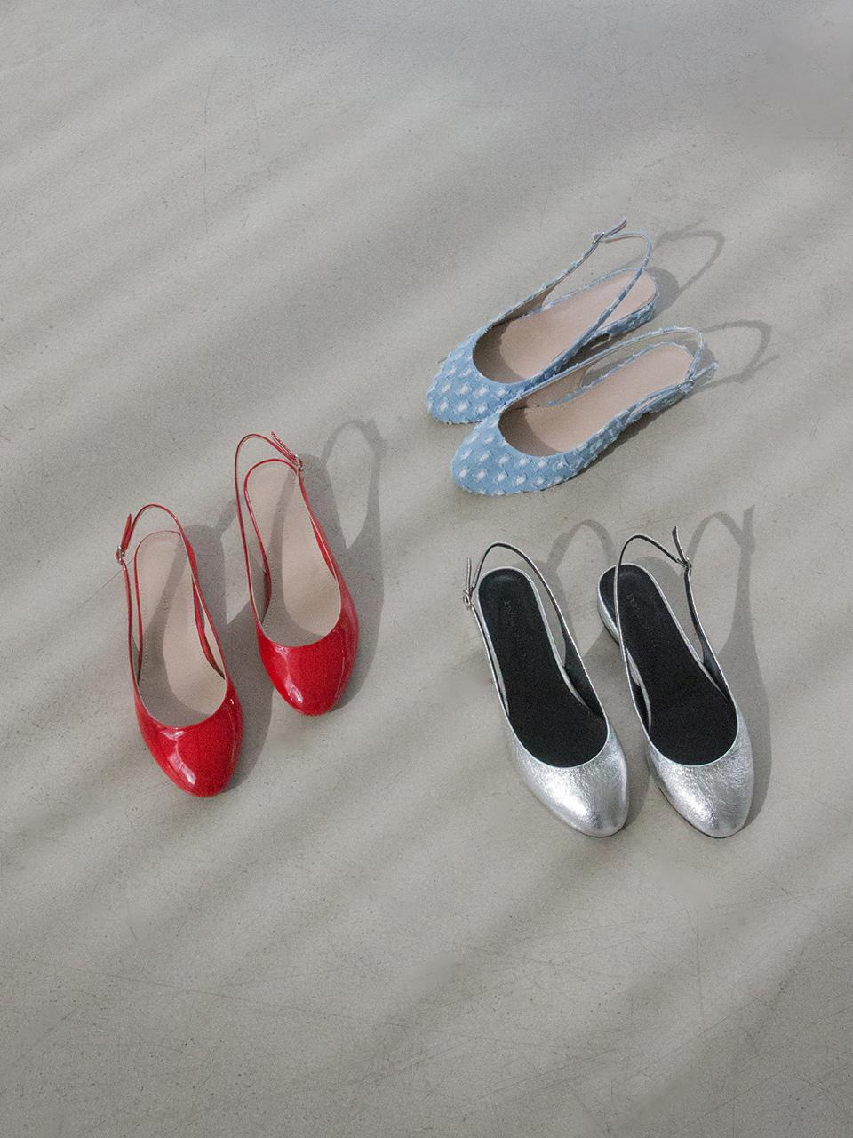 karen white Giggle Slingback Pumps 1.5cm