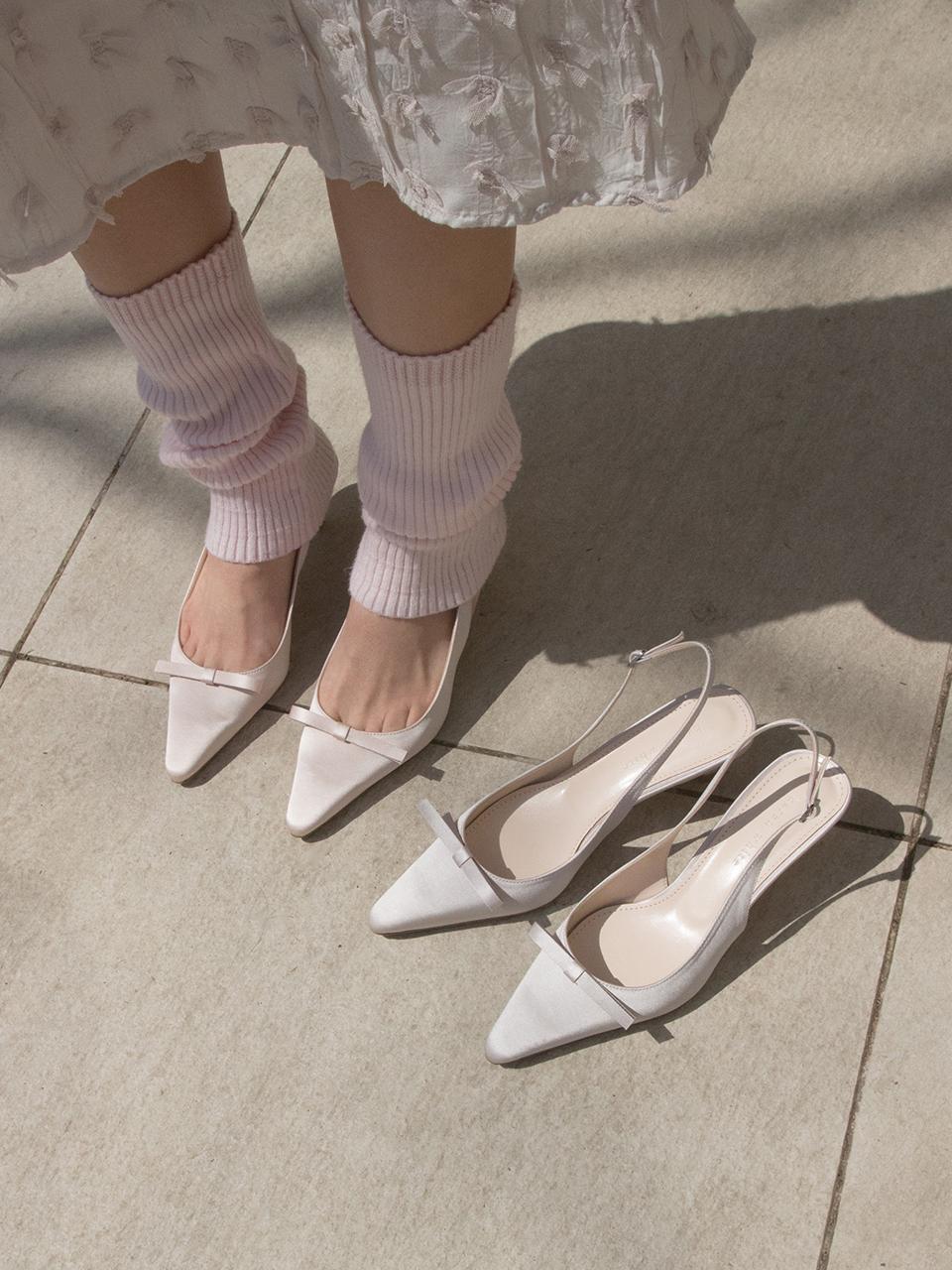 karen white Jaenne Slingback Shoes_5cm