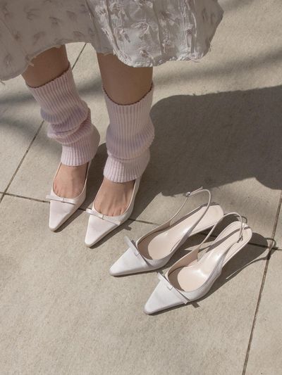 karen white Jaenne Slingback Shoes_5cm