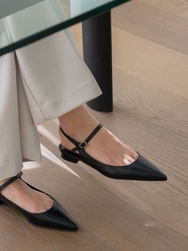 karen white Maze Slingback Flats 1.5cm (2 Colors)