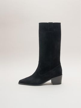 karen white Modern Western 5cm Boot [Black] (KW2757)
