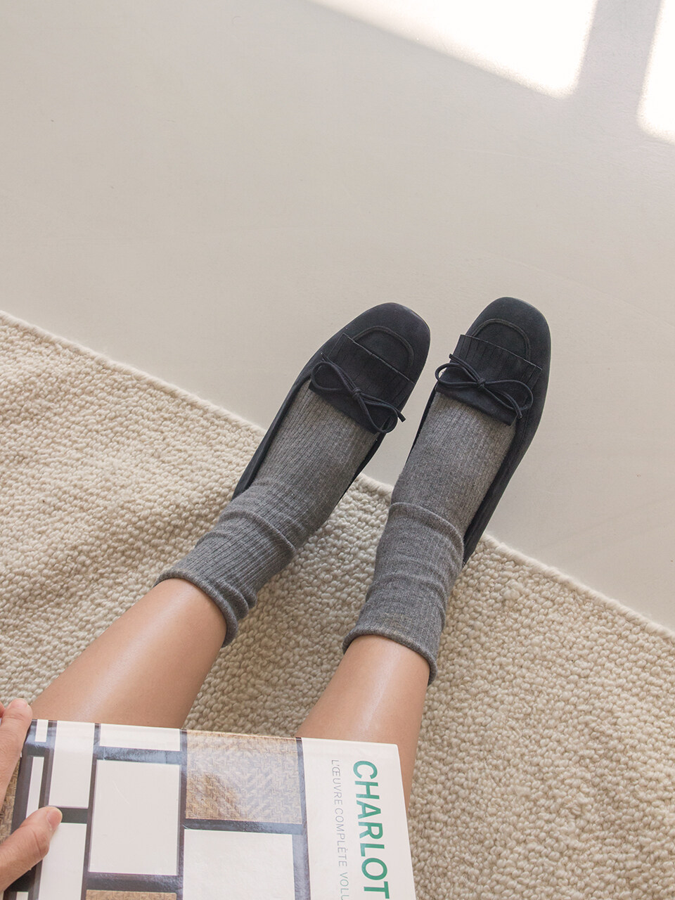 karen white Often Flat Loafers - 2Colors