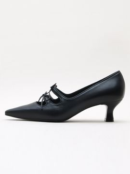 karen white Roar Sheep Leather Ribbon Pumps (5cm)