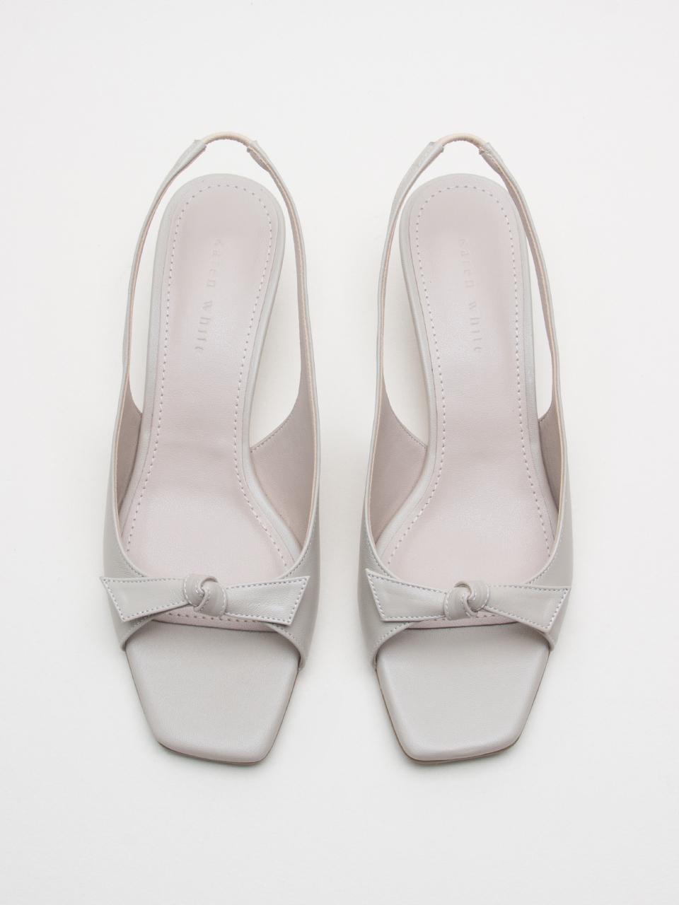 karen white Tie Sandal