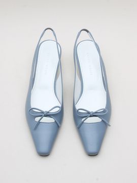 karen white Vienna Sheep Leather Slingback (4cm)