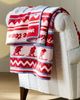 Karhu Patterned Wool Throw Blanket - 2