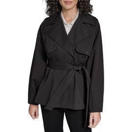 KARL LAGERFELD KARL LAGERFELD Short Flared Trench Coat