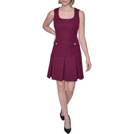 KARL LAGERFELD KARL LAGERFELD Textured Stretch A-Line Dress