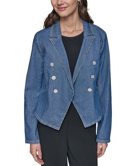 Karl Lagerfeld Paris Karl Lagerfeld Paris Asymmetric Denim Blazer