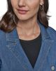 Karl Lagerfeld Paris Karl Lagerfeld Paris Asymmetric Denim Blazer - 6