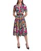 Karl Lagerfeld Paris Karl Lagerfeld Paris Belted Button Front Dress - 2