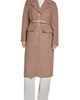 KARL LAGERFELD PARIS KARL LAGERFELD PARIS Belted Button Front Wool Blend Coat - 1