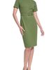 KARL LAGERFELD PARIS KARL LAGERFELD PARIS Belted Scuba Crepe Sheath - 1