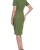 KARL LAGERFELD PARIS KARL LAGERFELD PARIS Belted Scuba Crepe Sheath - 2