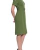 KARL LAGERFELD PARIS KARL LAGERFELD PARIS Belted Scuba Crepe Sheath - 3