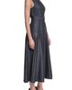 KARL LAGERFELD PARIS KARL LAGERFELD PARIS Belted Sleeveless Midi Dress - 3
