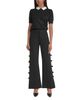 Karl Lagerfeld Paris Karl Lagerfeld Paris Bow Trim Detail Relaxed Fit Pants - 2