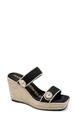 KARL LAGERFELD PARIS KARL LAGERFELD PARIS Carsen Double Band Espadrille Sandal