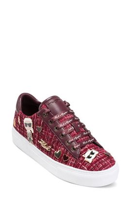 KARL LAGERFELD PARIS KARL LAGERFELD PARIS Cate Pin Logo Low Top Sneaker
