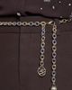 KARL LAGERFELD PARIS KARL LAGERFELD PARIS Chain Belt Straight Leg Career Pants - 4