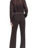 KARL LAGERFELD PARIS KARL LAGERFELD PARIS Chain Belt Straight Leg Career Pants - 5