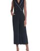 KARL LAGERFELD PARIS KARL LAGERFELD PARIS Contrast Piping Detail Scuba Crepe Jumpsuit - 1