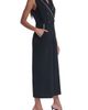 KARL LAGERFELD PARIS KARL LAGERFELD PARIS Contrast Piping Detail Scuba Crepe Jumpsuit - 3