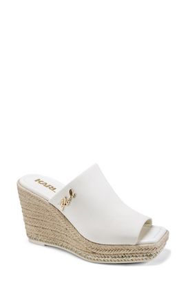 KARL LAGERFELD PARIS KARL LAGERFELD PARIS Corissa Espadrille Platform Wedge Slide Sandal