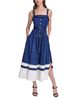 Karl Lagerfeld Paris Karl Lagerfeld Paris Cotton Rope Belt Midi Dress - 2