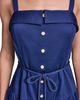 Karl Lagerfeld Paris Karl Lagerfeld Paris Cotton Rope Belt Midi Dress - 3