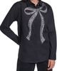 KARL LAGERFELD PARIS KARL LAGERFELD PARIS Crystal Bow Cotton Poplin Shirt - 1