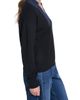 KARL LAGERFELD PARIS KARL LAGERFELD PARIS Denim Collar V-Neck Sweater - 3