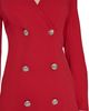 Karl Lagerfeld Paris Karl Lagerfeld Paris Double Breasted Ruffle Hem Dress - 4