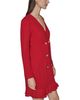 Karl Lagerfeld Paris Karl Lagerfeld Paris Double Breasted Ruffle Hem Dress - 5