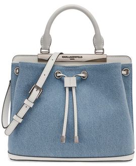 KARL LAGERFELD PARIS KARL LAGERFELD PARIS Evelina Denim Bucket Bag