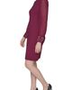 KARL LAGERFELD PARIS KARL LAGERFELD PARIS Faux Pearl Cuff Long Sleeve Scuba Crepe Sheath Dress - 3
