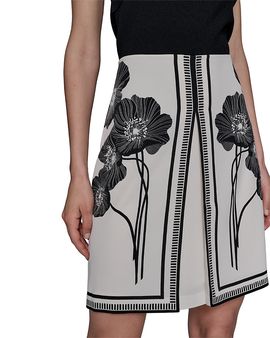 Karl Lagerfeld Paris Karl Lagerfeld Paris Floral Detail Skirt
