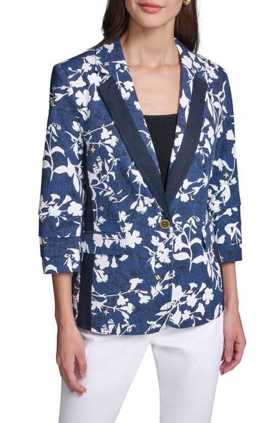 KARL LAGERFELD PARIS KARL LAGERFELD PARIS Floral Print Blazer