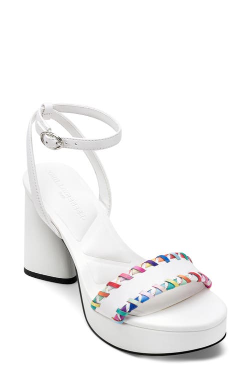 KARL LAGERFELD PARIS KARL LAGERFELD PARIS Haden Ankle Strap Platform Sandal
