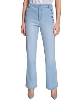 Karl Lagerfeld Paris Karl Lagerfeld Paris High Rise Ankle Jeans in Lagoon Wash