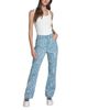 Karl Lagerfeld Paris Karl Lagerfeld Paris High Rise Straight Jeans in Sky Blue - 2