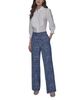 Karl Lagerfeld Paris Karl Lagerfeld Paris Jacquard Motif High Rise Jeans in Medium Blue - 2