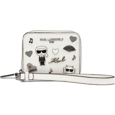 KARL LAGERFELD PARIS KARL LAGERFELD PARIS Jaqueline Small Wallet with Cate Pins
