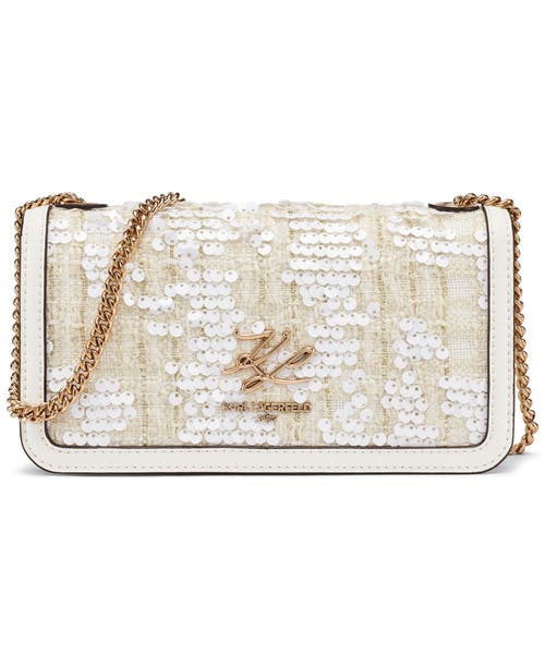 KARL LAGERFELD PARIS KARL LAGERFELD PARIS Kosette Boucle+Sequins Crossbody